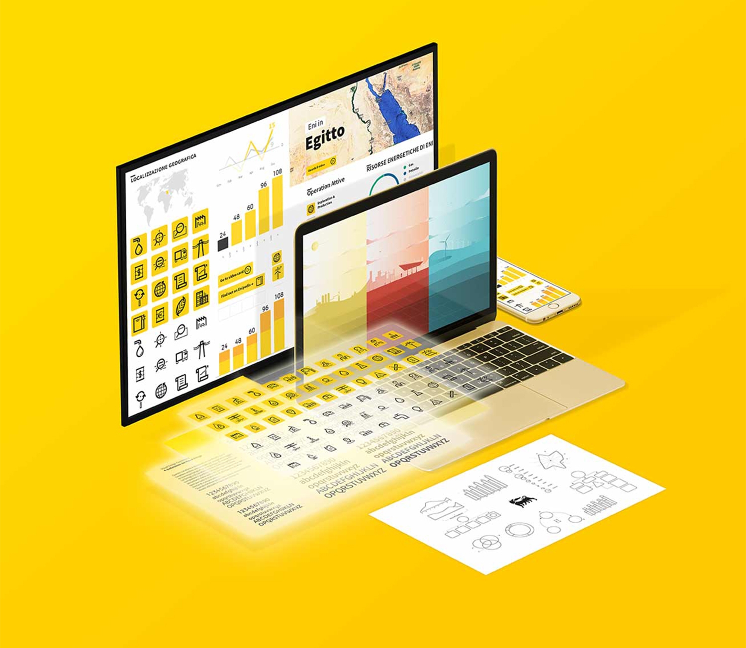 Information design and data-visualization for a communication strategy