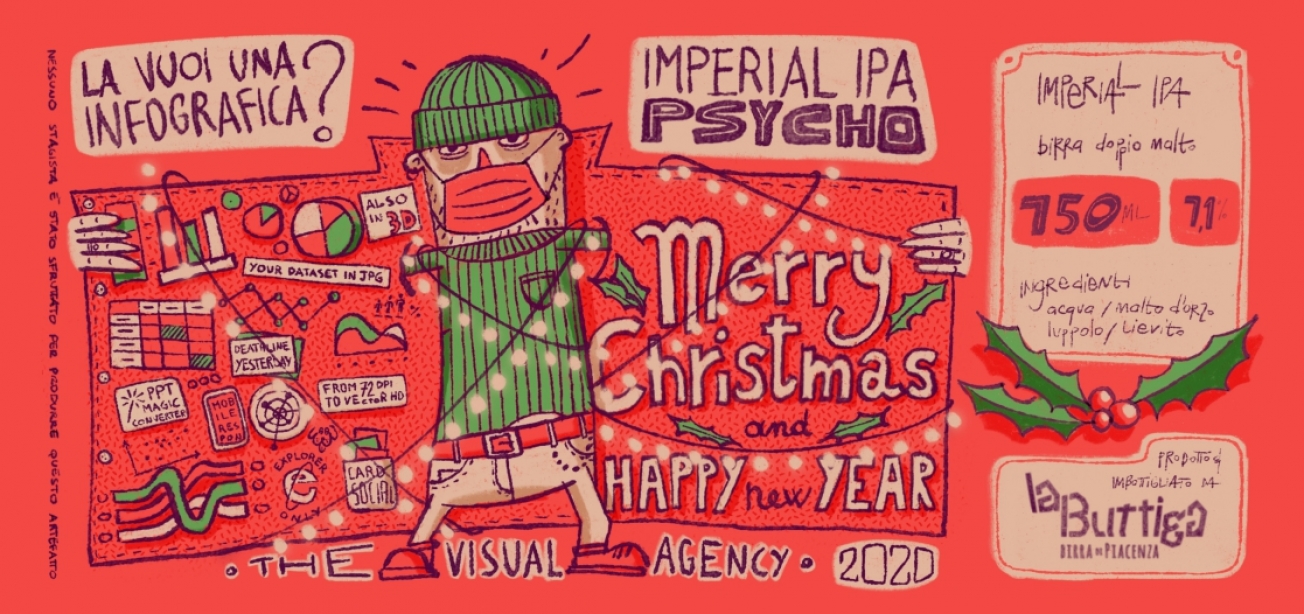 TVA Christmas beer label