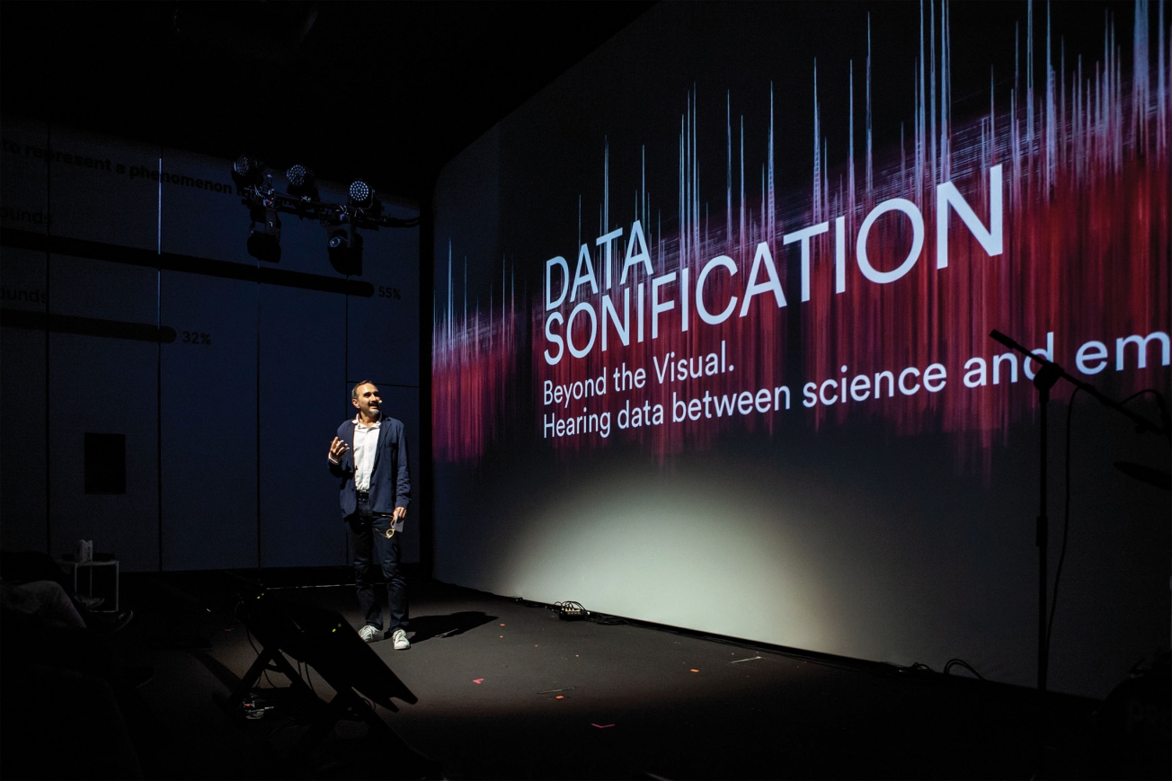 Paolo Ciuccarelli presenta la data sonification