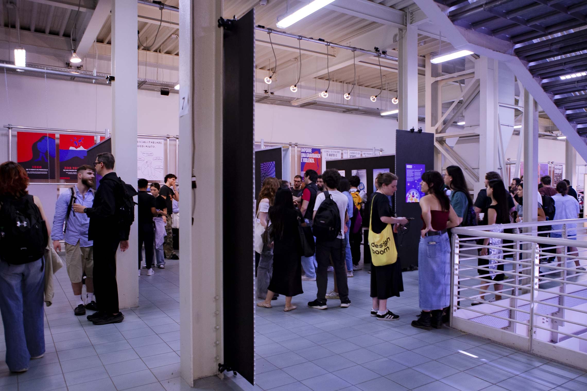 Exhibition of the students' works at Politecnico