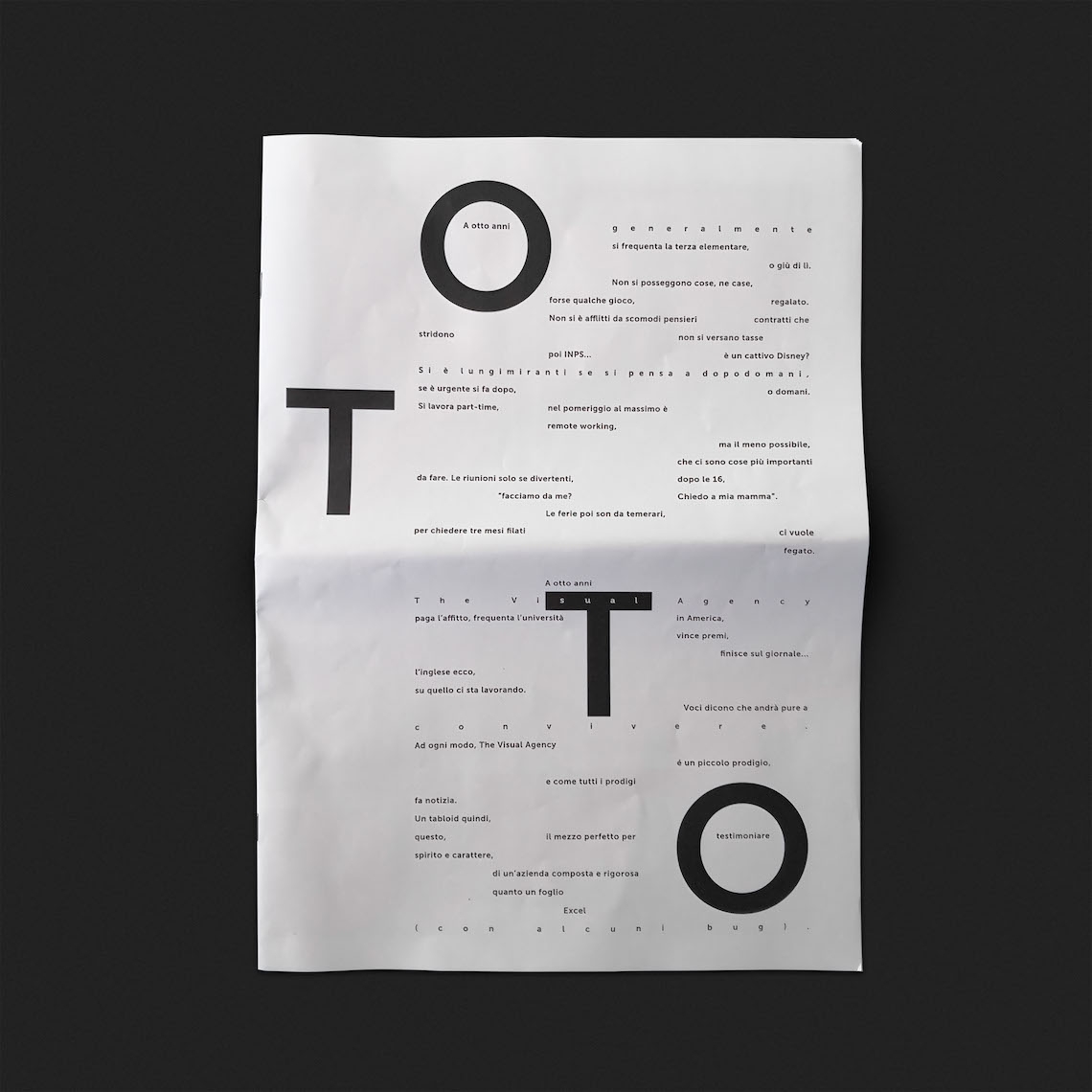 Poster dell'ottavo anniversario di The Visual Agency