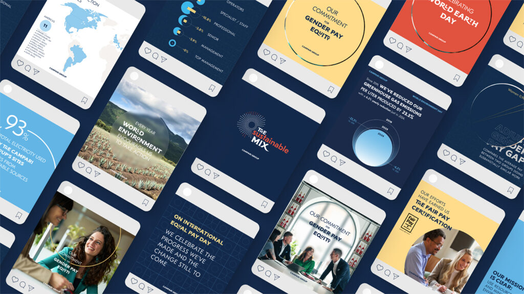 Campari Group's Sustainable mix 2024 project cover