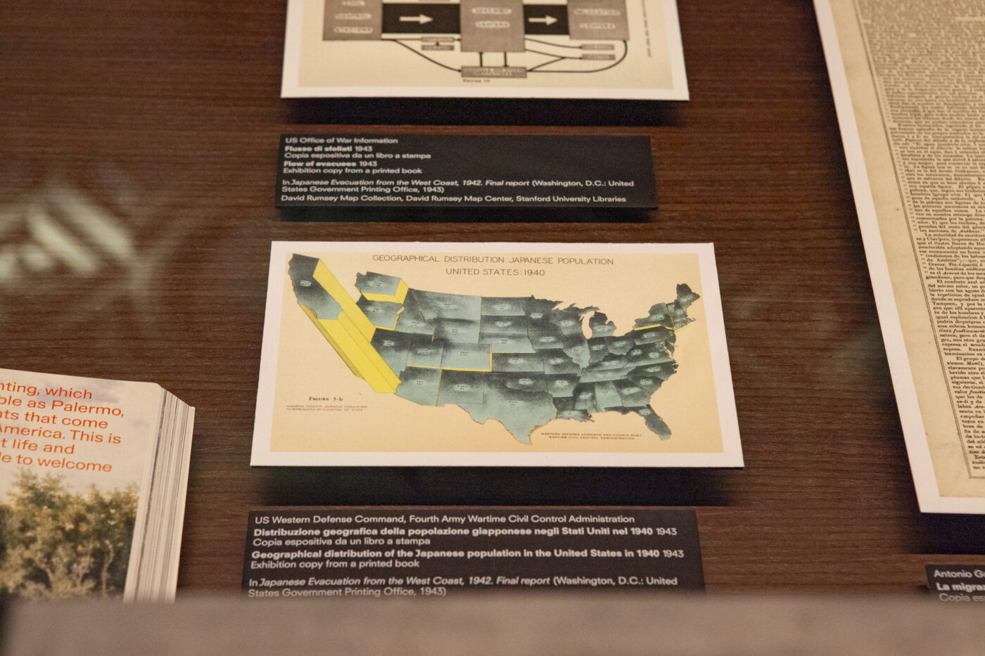 Geographical distribution of the Japanese population in the United States in 1940 1943